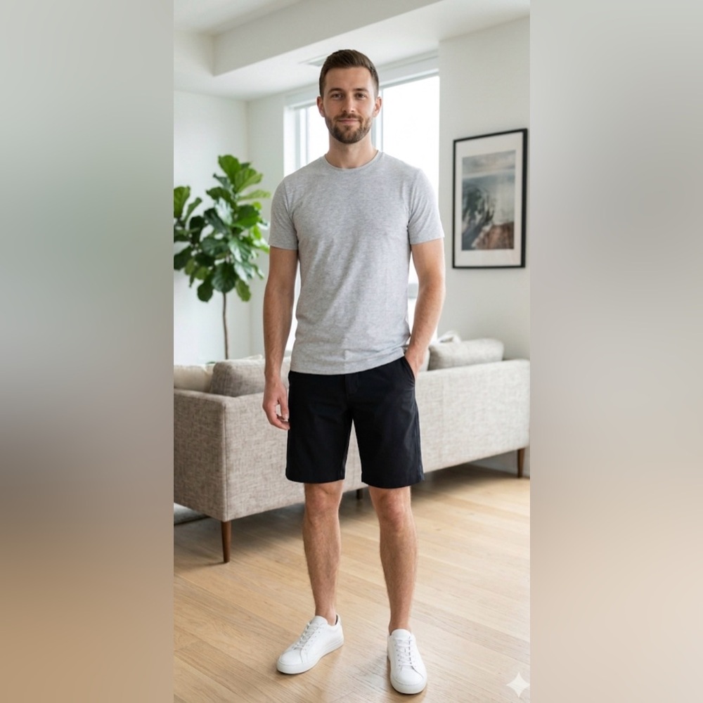 Under Armour Men's Black Flat Front Shorts #sportcore #mensactive #casualfit